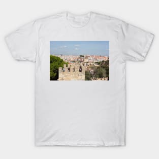 Tower of the Castelo Sao Jorge, Lisbon, Portugal T-Shirt